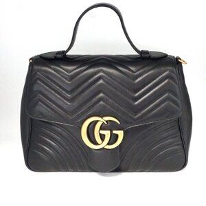 Gucci GG Marmont Quilted Leather Chevron Bag